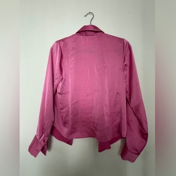 Pink Silk Wilfred Blouse NWOT - Picture 2 of 3